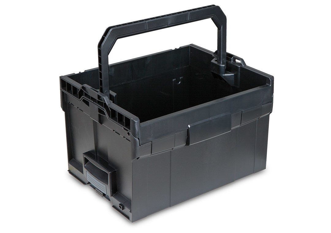 L-BOXX LT-BOXX 272 Systemkoffer 32,2 l – mit Tragegriff, wasserfest, schwarz, B 445 × H 288 × T 362 mm