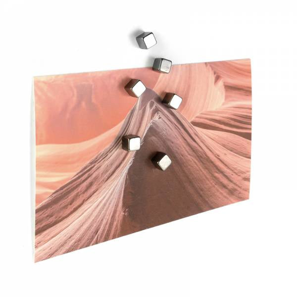 Trendform Magnetwürfel Superstrong – 8 × 8 × 8 mm – 6 Stück, grau, Neodym