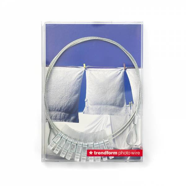 Trendform Fotogirlande – 1 m – 10 Klammern – Kunststoff