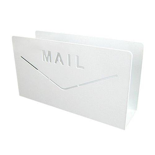 Trendform Stehsammler – weiss, Metall, B 50 × H 100 × T 180 mm