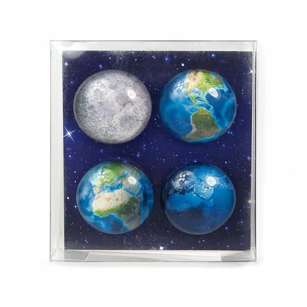 Trendform Magnet-Set – 4-teilig – Ø 3,5 × 1,3 cm – Glas, mehrfarbig
