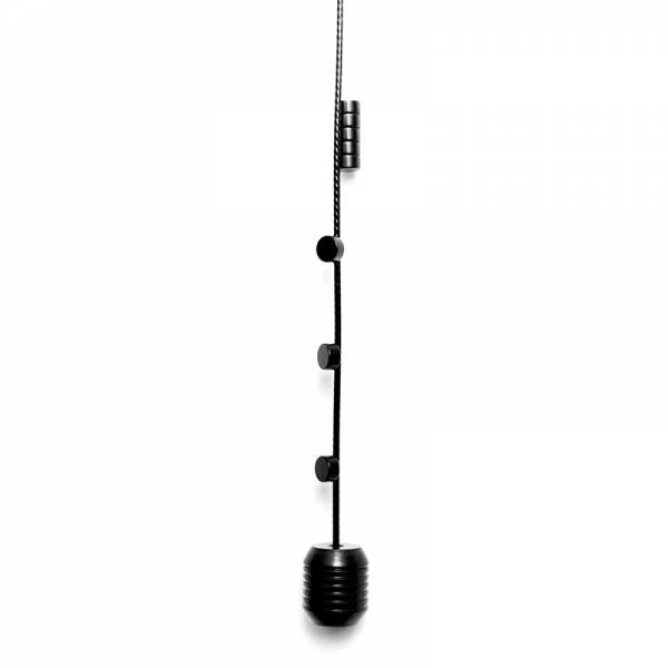 Trendform Fotoleine – 1,5 m – 8 Magnete – Metall & Neodym, Schwarz