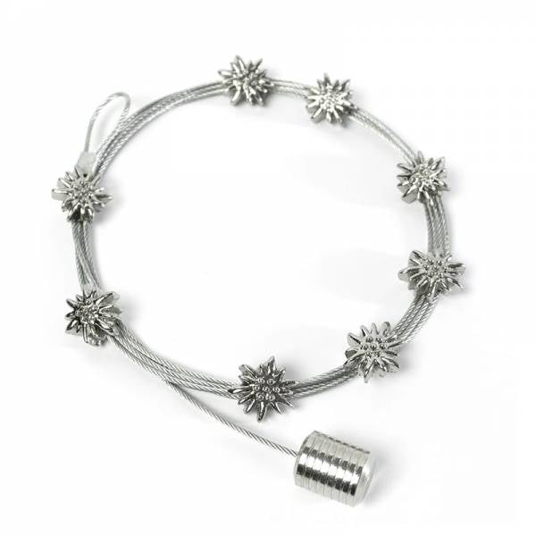 Trendform EDELWEISS Fotoseil – 1,5 m – Neodym-Magnete – Metall, Silber