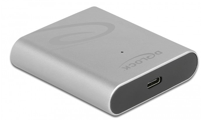 DeLOCK USB-Kartenleser USB-C – CFexpress (Typ B) – USB 3.2 Gen 1 (5 Gbit/s) – Aluminiumgehäuse – Silber