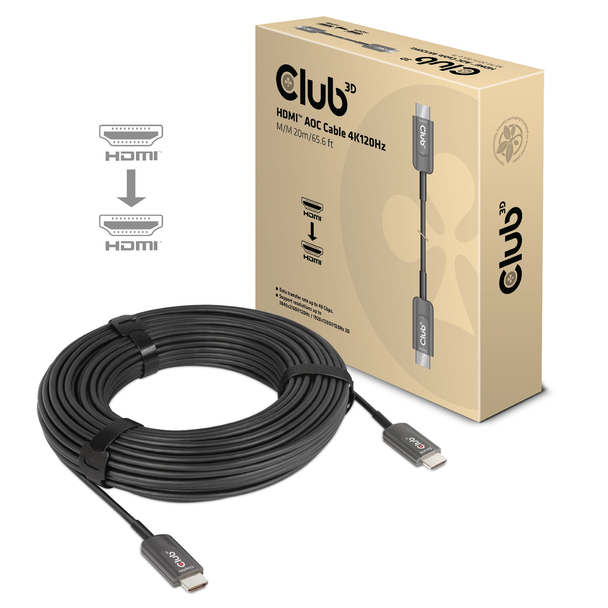 CLUB3D Club 3D HDMI-Kabel, Schwarz