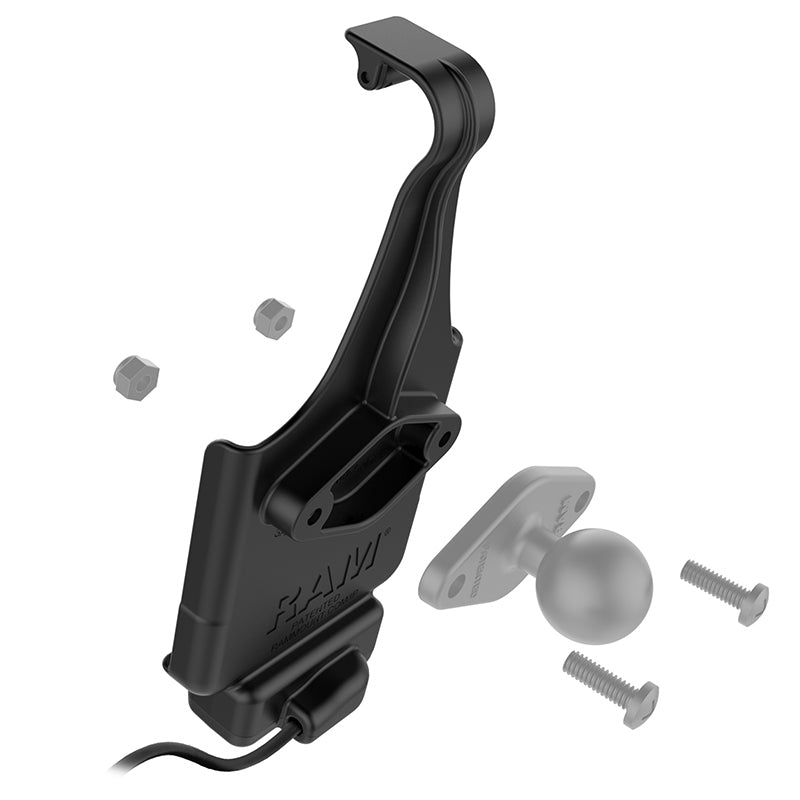 RAM Mounts Auto-Halterung, Schraubbefestigung, aktiv, kabelgebunden – für Samsung XCover Pro – Schwarz