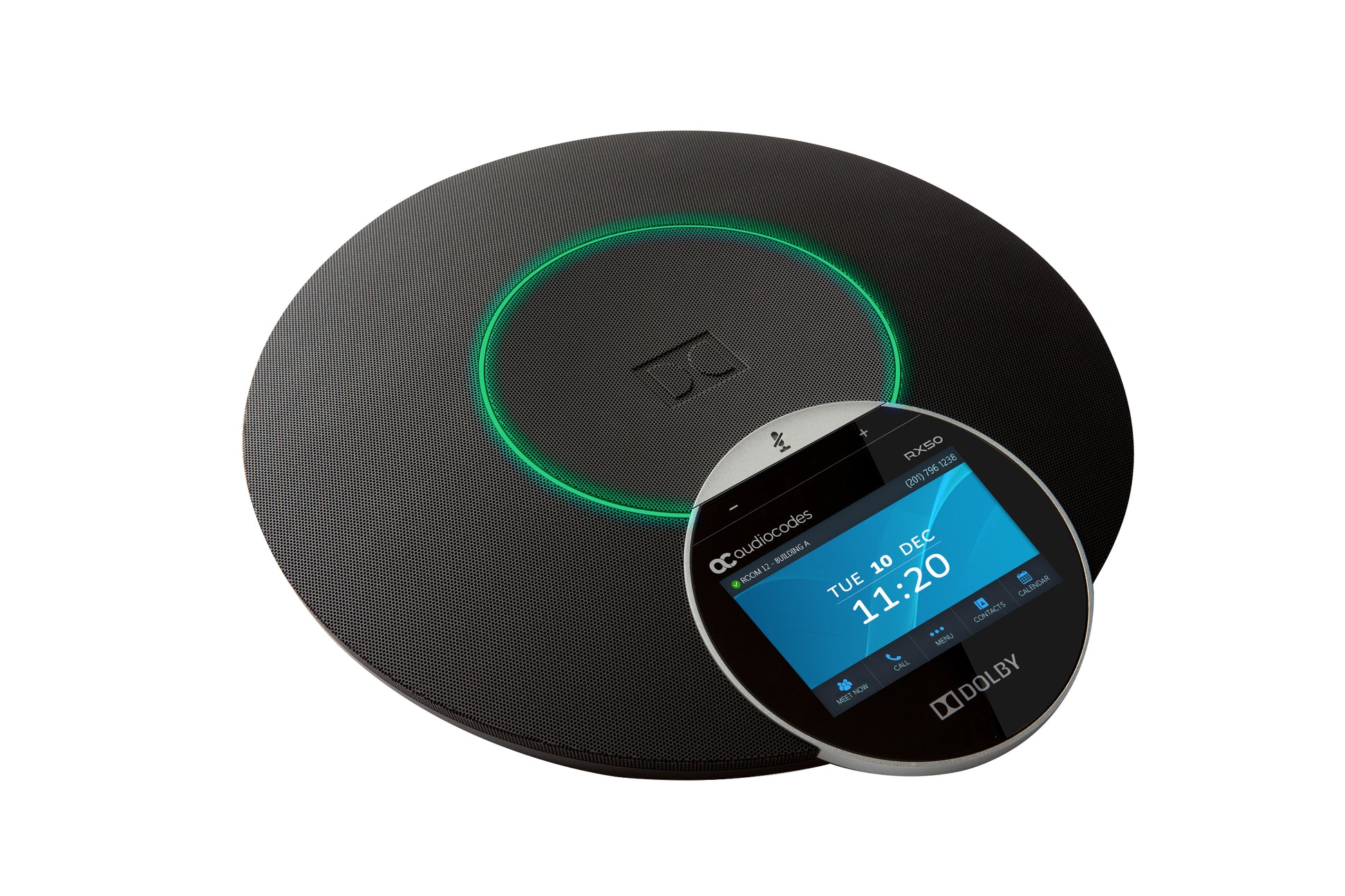AudioCodes RX50 – IP-Konferenztelefon, 4,3" Touch, Fast Ethernet, PoE, Schwarz