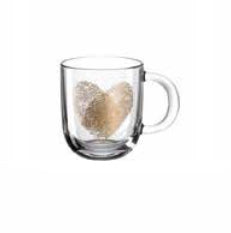 LEONARDO Kaffeetasse Emozione – 400 ml, Ø 8,7 cm, H 15,0 cm, Glas, spülmaschinenfest, mikrowellengeeignet
