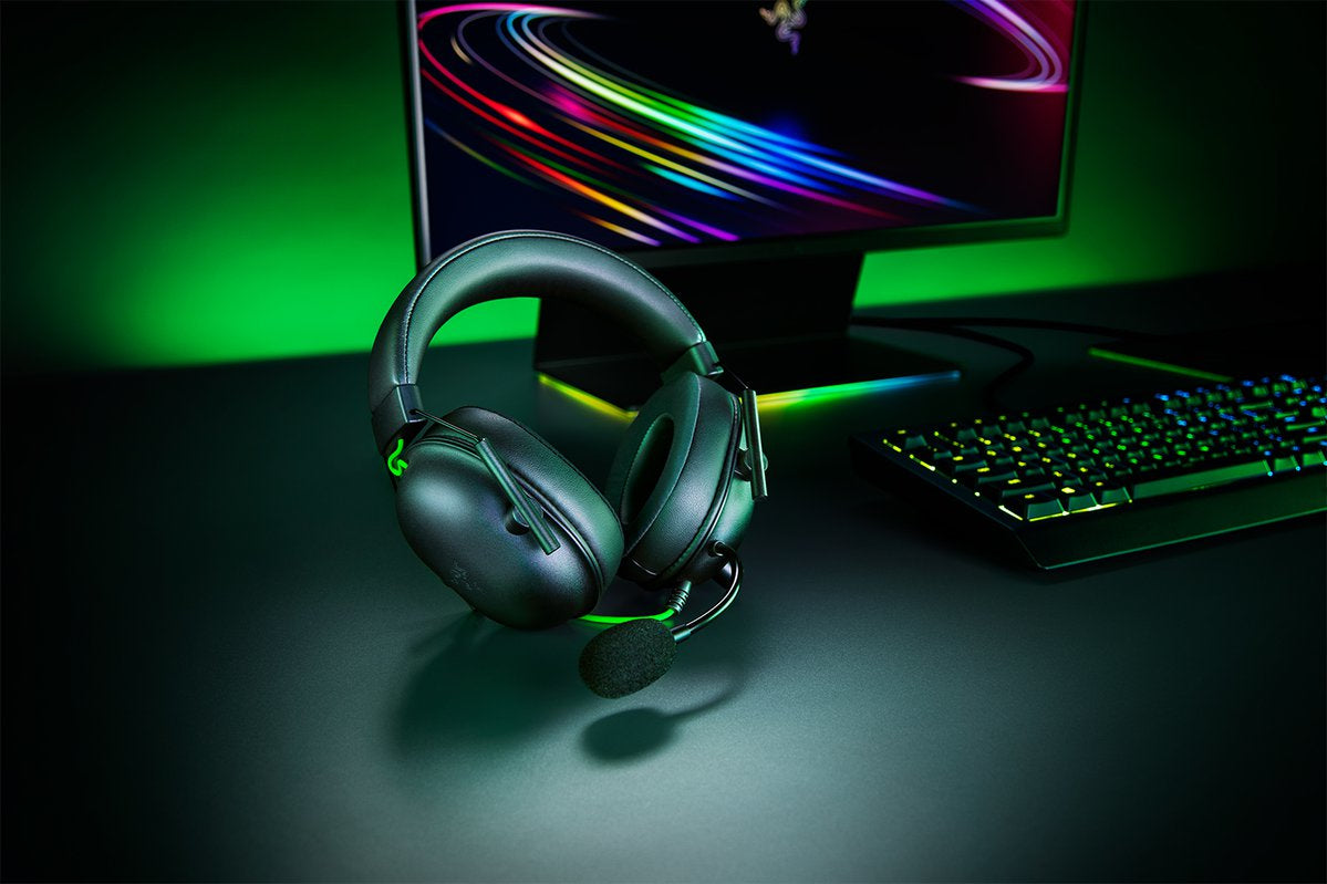 Razer BlackShark V2 X Gaming-Headset – Over-Ear, Stereo, Kabelgebunden, 3,5 mm Klinke, Schwarz/Grün
