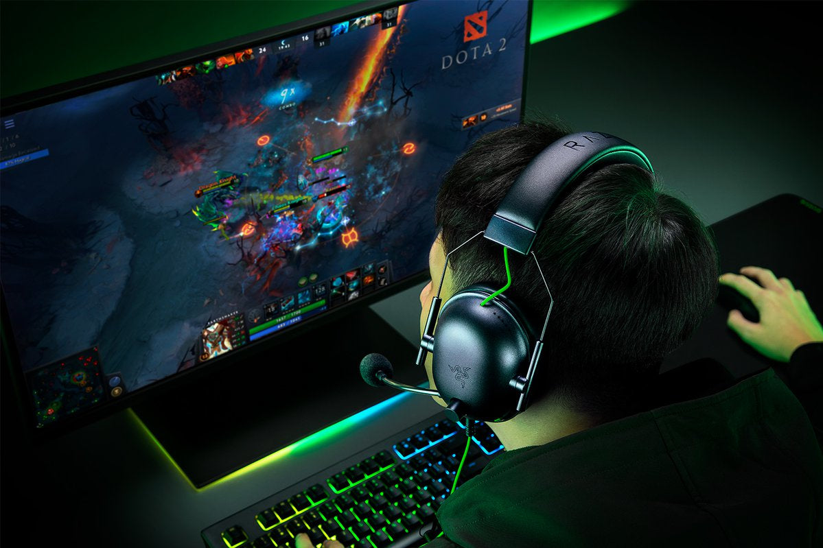 Razer BlackShark V2 X Gaming-Headset – Over-Ear, Stereo, Kabelgebunden, 3,5 mm Klinke, Schwarz/Grün