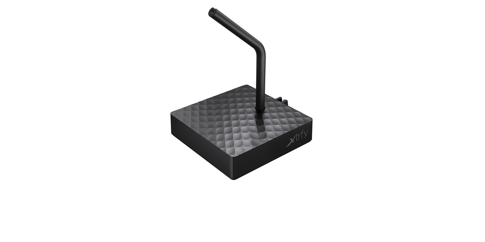 CHERRY XTRFY B4 – Kabelhalter – Schwarz – Metall, Gummi, Silikon – 80 × 80 × 130 mm