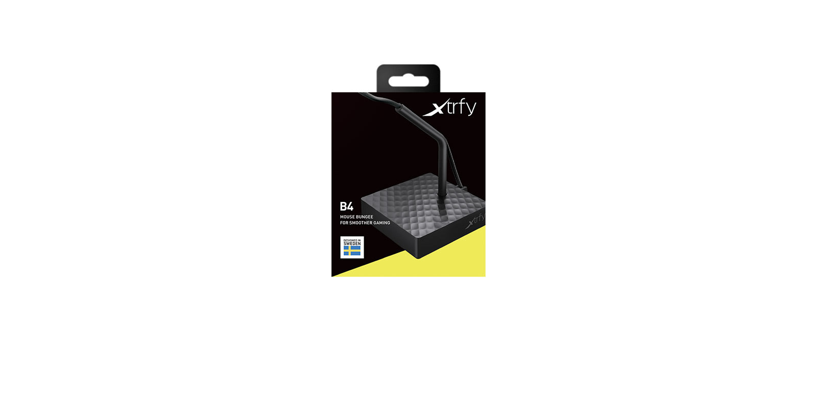 CHERRY XTRFY B4 – Kabelhalter – Schwarz – Metall, Gummi, Silikon – 80 × 80 × 130 mm