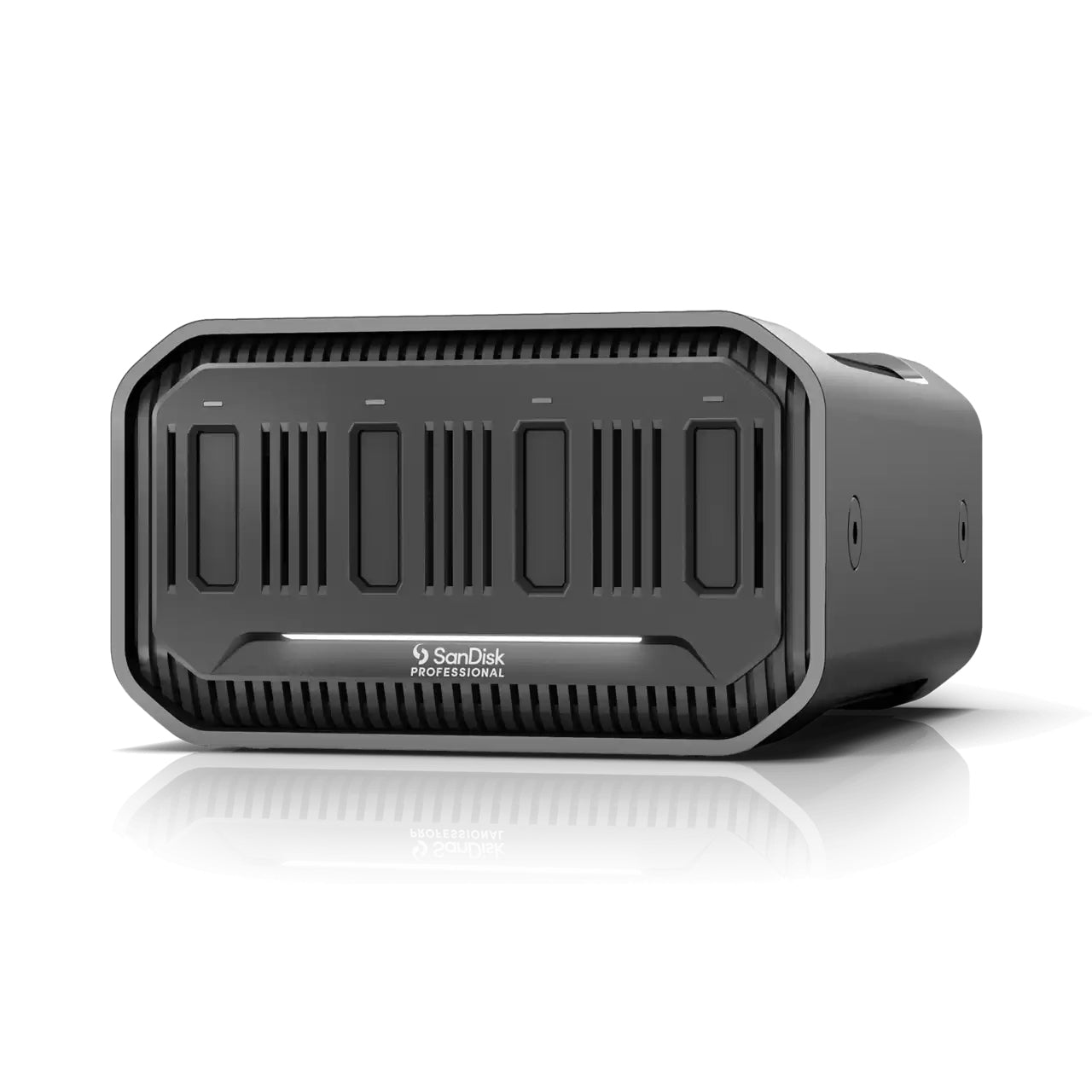 SanDisk Professional Pro Blade Station – 4-Bay SSD-Gehäuse – 2×Thunderbolt 3 (40 Gbit/s), 4×M.2 NVMe