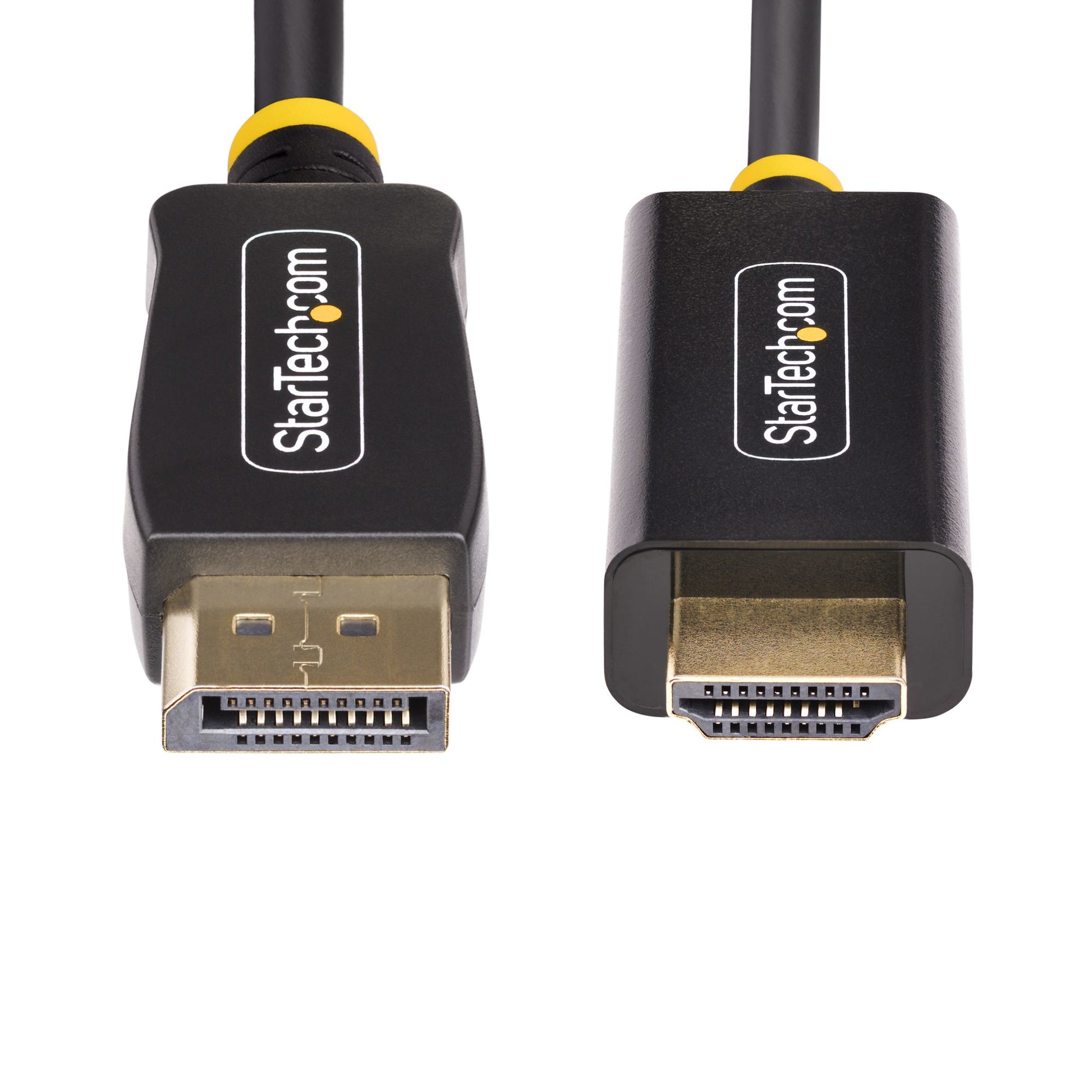 StarTech.com DisplayPort zu HDMI Kabel – 4K (4096 × 2160) @ 60 Hz, DP 1.4/HDMI 2.0b, 1 m – Aktiv, HDR – Schwarz