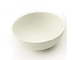 Sier Disposables Dekorative Schale (Dip-Schale) Bagasse (Zuckerrohr), rund – 20 ml, Ø 5 cm – weiss – 80 Stk.