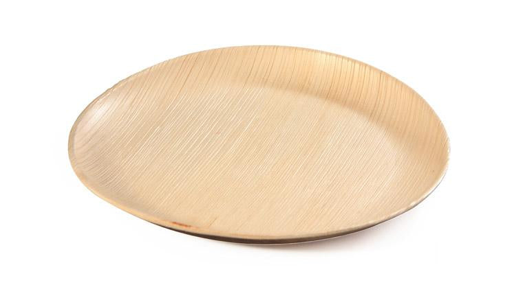 Sier Disposables Dekorativer Teller Palmblatt, rund – Ø 23 cm – 20 Stk.
