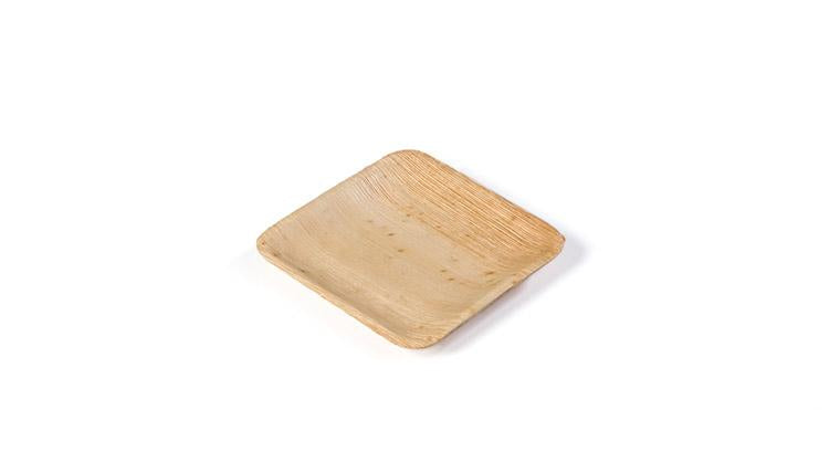 Sier Disposables Teller, Palmblatt, Quadratisch – 11 × 11 cm – 20 Stk.