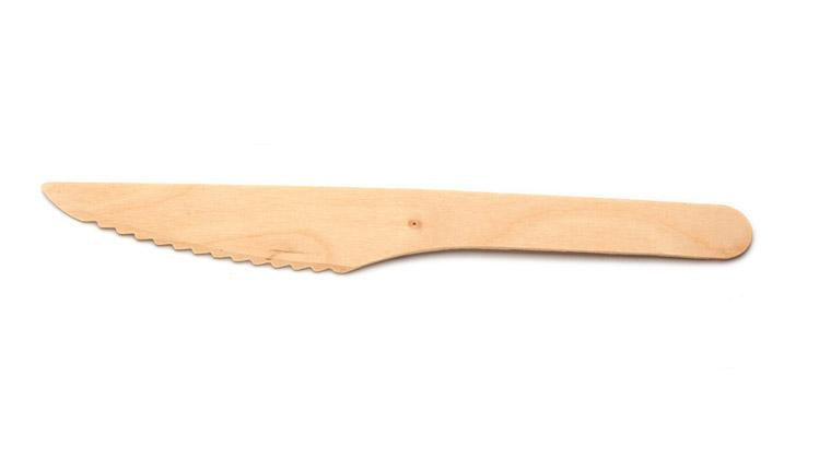Sier Disposables Sier Holz (Birke)-Messer, 16,5 cm – FSC – 100 Stk.