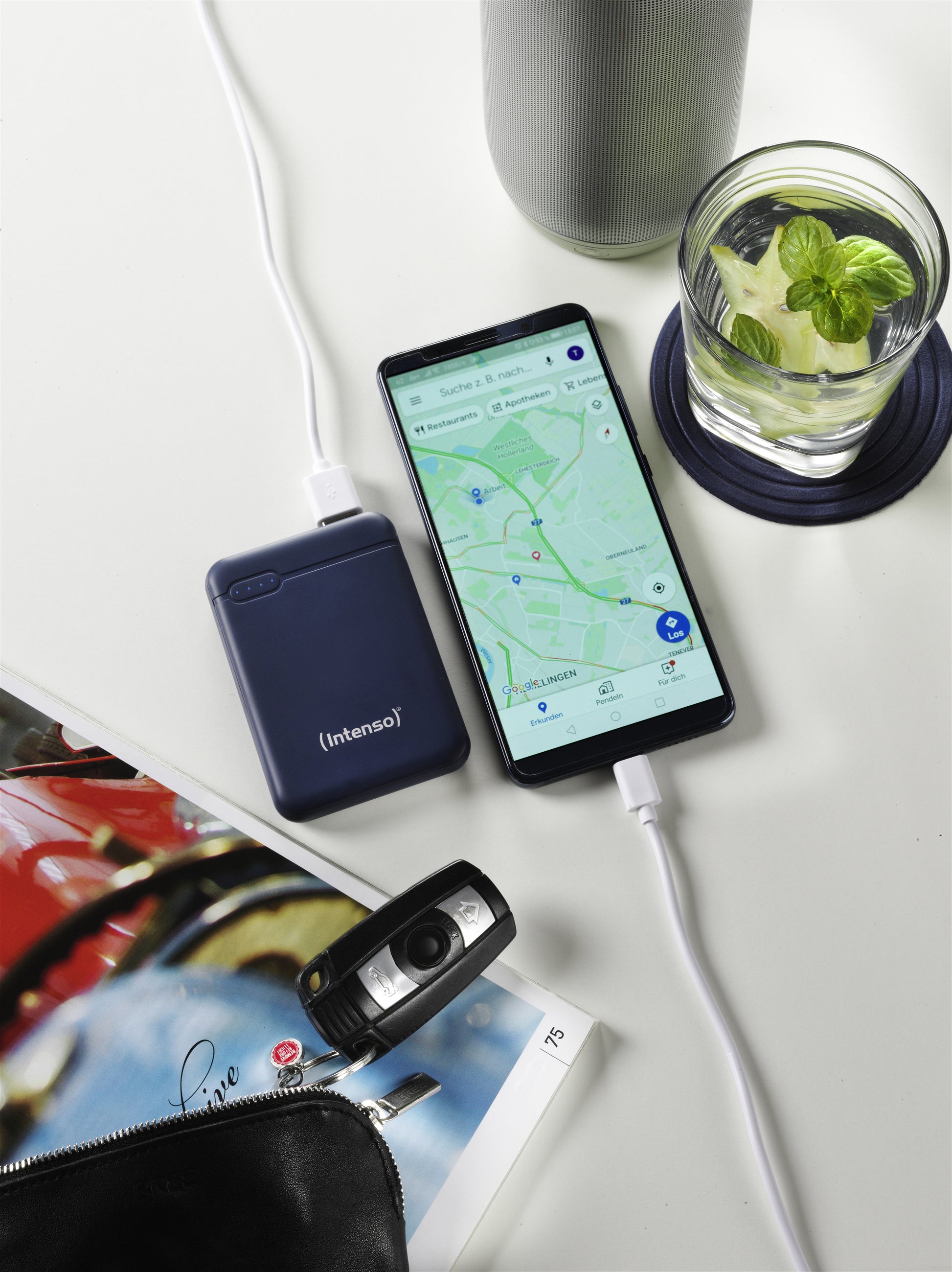 Intenso XS5000 Powerbank 5'000 mAh – 1× USB-C, 1× USB-A, blau