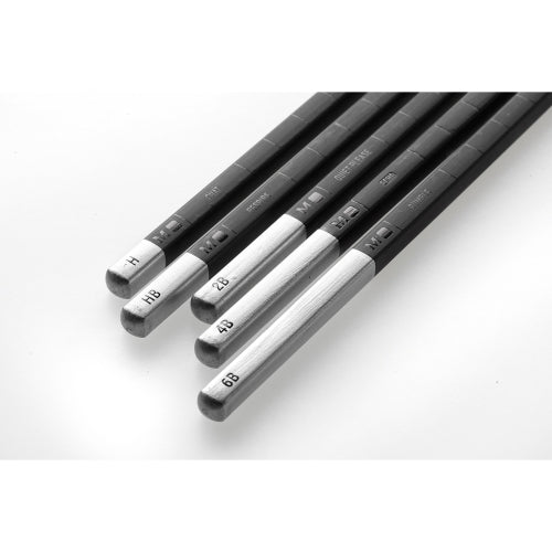 Moleskine 710470 Graphit-Set, 6B–H, Metall-Box – 5-teilig