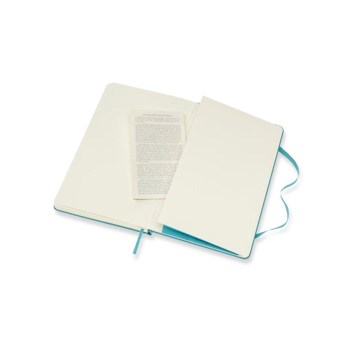 Moleskine Notizbuch – A5 – liniert – 70 g/m² – Hardcover, Gummiband, Lesezeichen, Blau, FSC