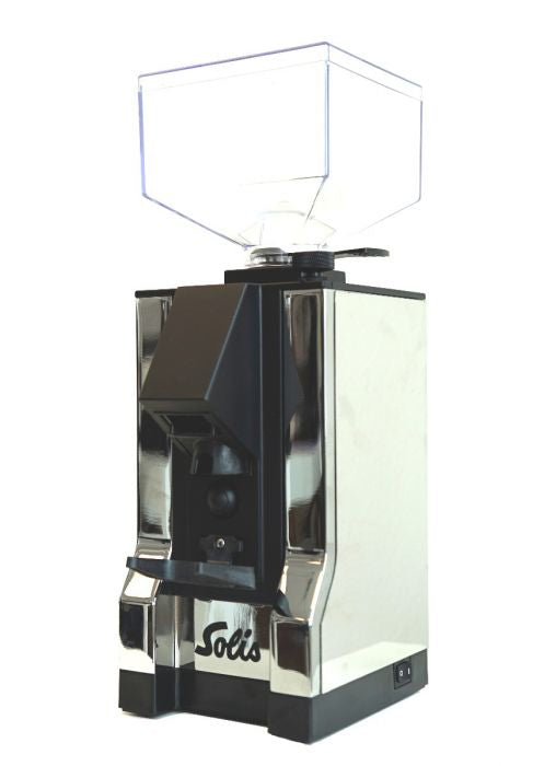Solis EUREKA Mignon Kaffeemühle – Scheibenmahlwerk, 300 g, Edelstahl
