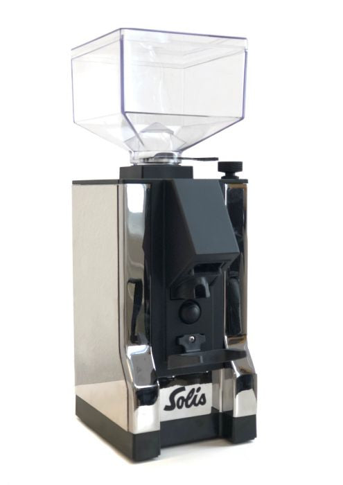 Solis EUREKA Mignon Kaffeemühle – Scheibenmahlwerk, 300 g, Edelstahl