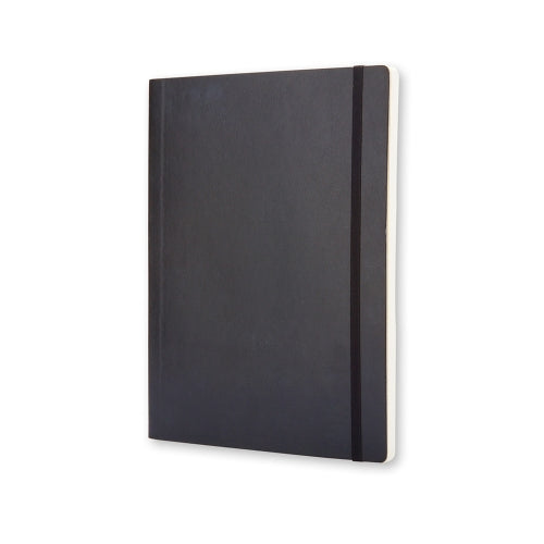 Moleskine Notizbuch, 190 × 250 mm, kariert, Fadenheftung, Softcover, 192 Seiten, 70 g/m² – schwarz