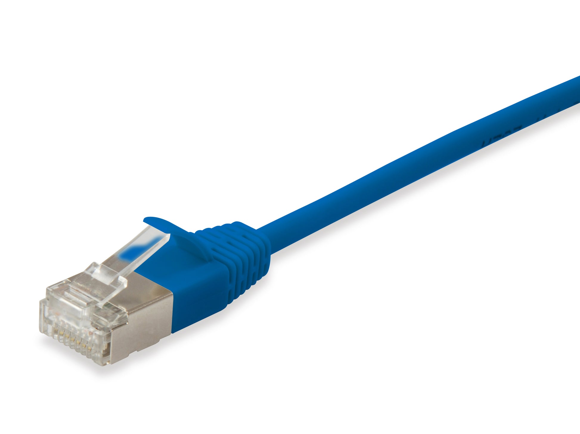 Equip Slim Patchkabel – Cat6a F/FTP, 1 m, Blau, LSZH, RJ‑45