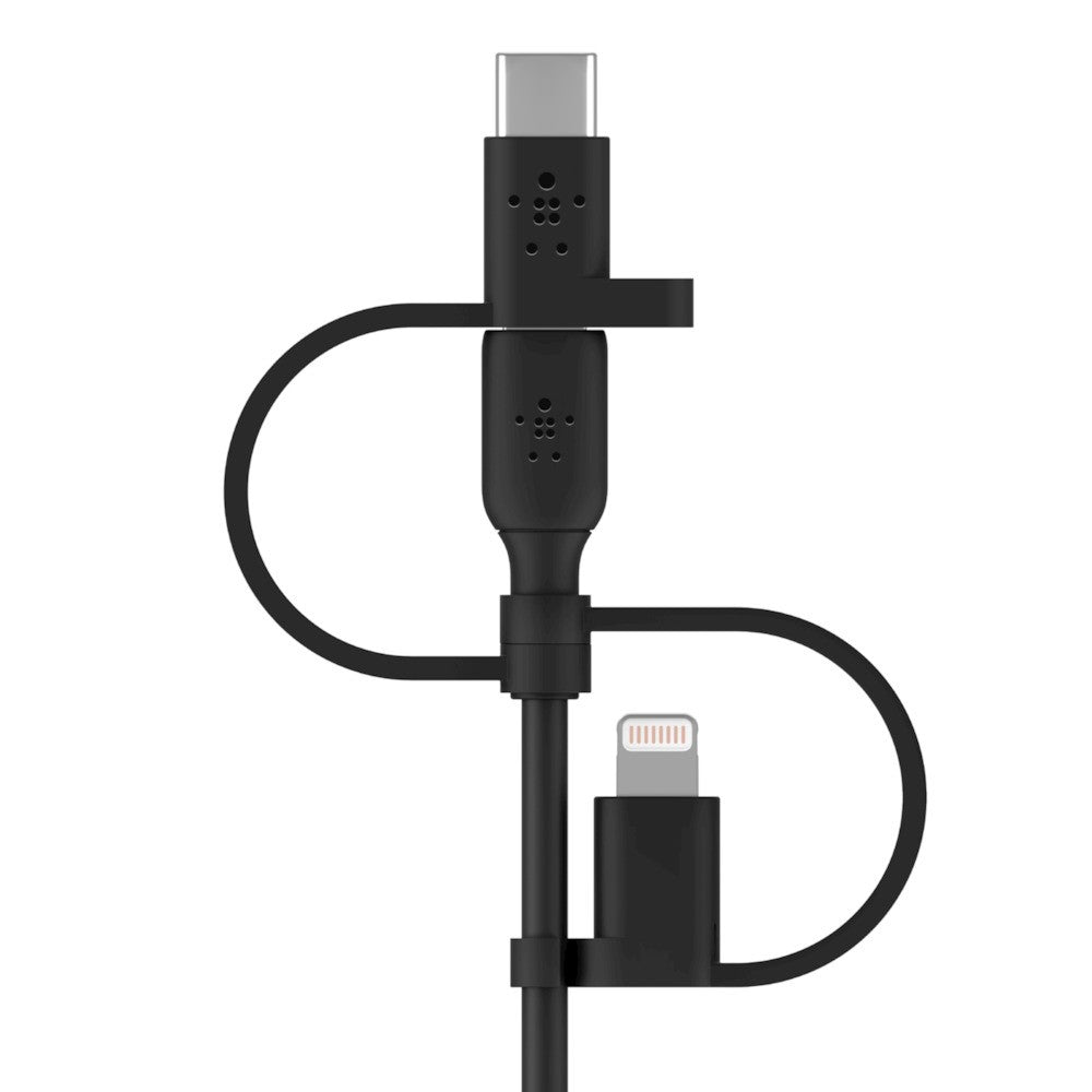 Belkin USB-Kabel, USB-A zu Lightning, Micro-USB, USB-C, 1 m