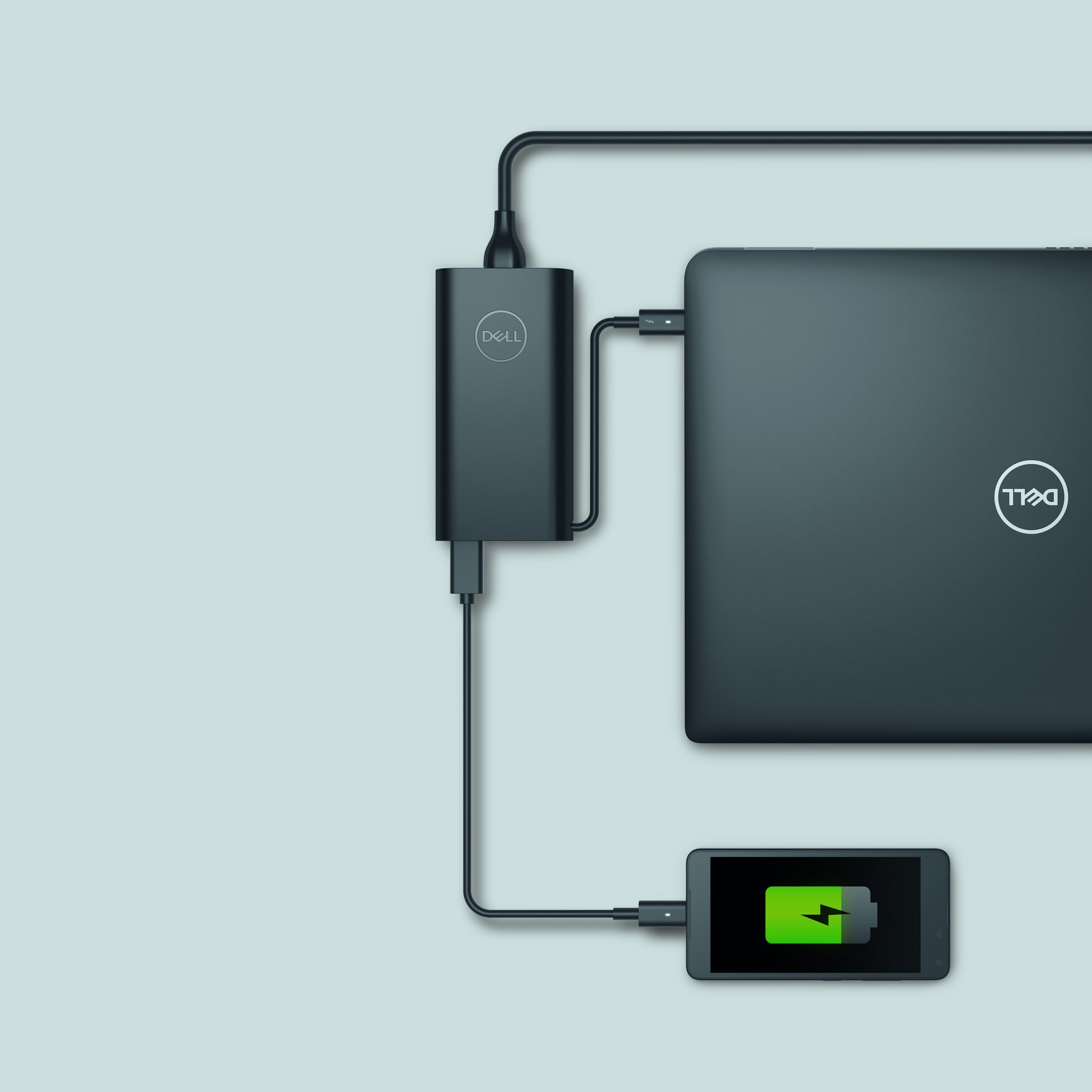 DELL PA901C Netzteil 90 W – für XPS 13, Inspiron 15 7000, Latitude 5500 und andere – schwarz