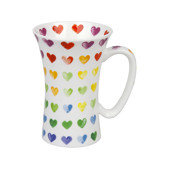 Könitz Porzellan Könitz Tasse – 630 ml, Ø 10,1 cm, Knochenporzellan, Weiss, spülmaschinenfest, mikrowellengeeignet