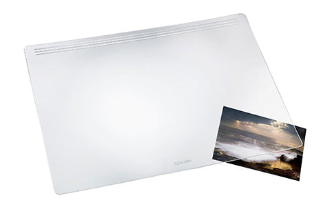 Laufer Läufer – Schreibtischunterlage Matton – 500 × 700 mm, transparent, 1 Stück