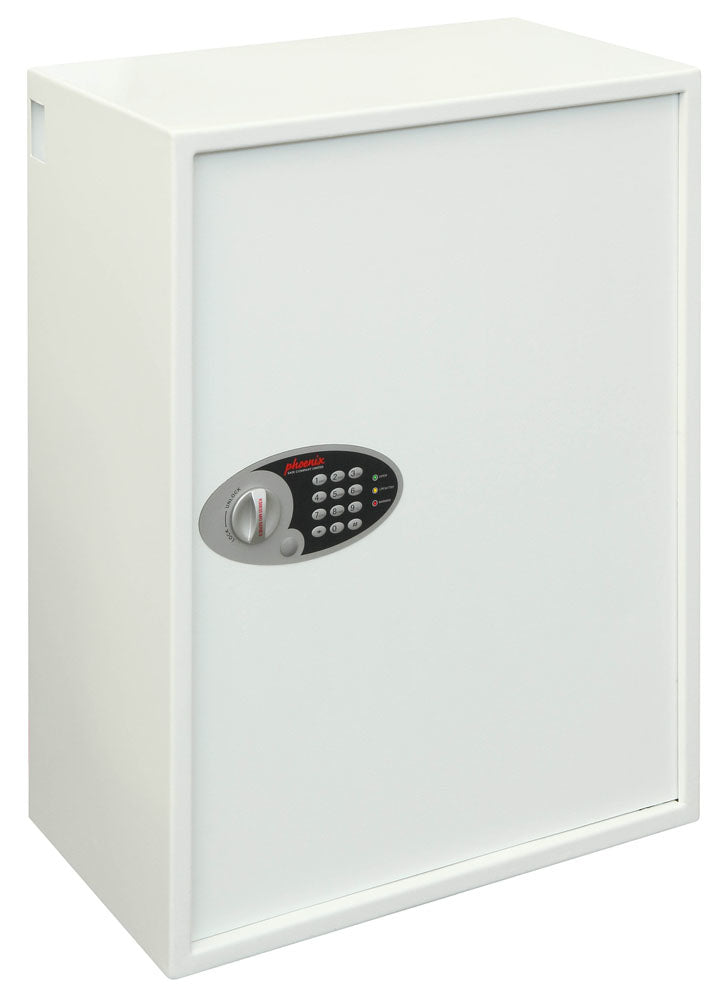 Phoenix Safe Co. Phoenix CYGNUS KS0034E MKII – Schlüsseltresor, Elektronikschloss, für 300 Schlüssel, Weiss