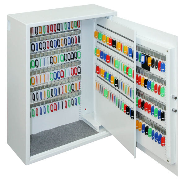 Phoenix Safe Co. Phoenix CYGNUS KS0034E MKII – Schlüsseltresor, Elektronikschloss, für 300 Schlüssel, Weiss