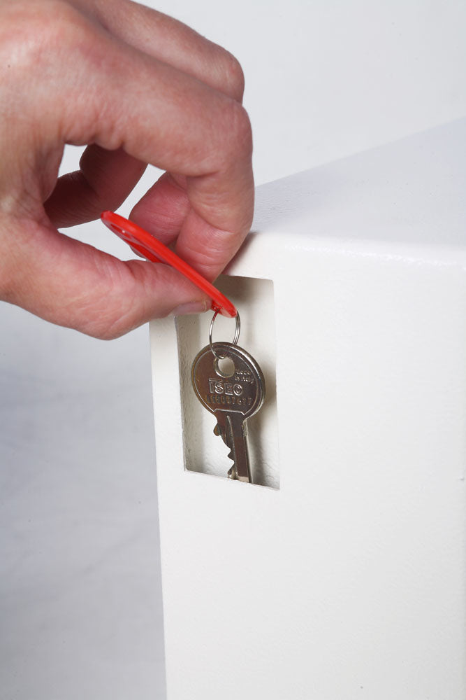 Phoenix Safe Co. Phoenix CYGNUS KS0034E MKII – Schlüsseltresor, Elektronikschloss, für 300 Schlüssel, Weiss