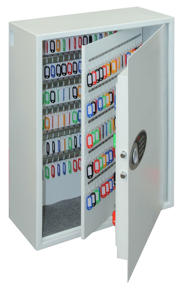 Phoenix Safe Co. Phoenix CYGNUS KS0034E MKII – Schlüsseltresor, Elektronikschloss, für 300 Schlüssel, Weiss