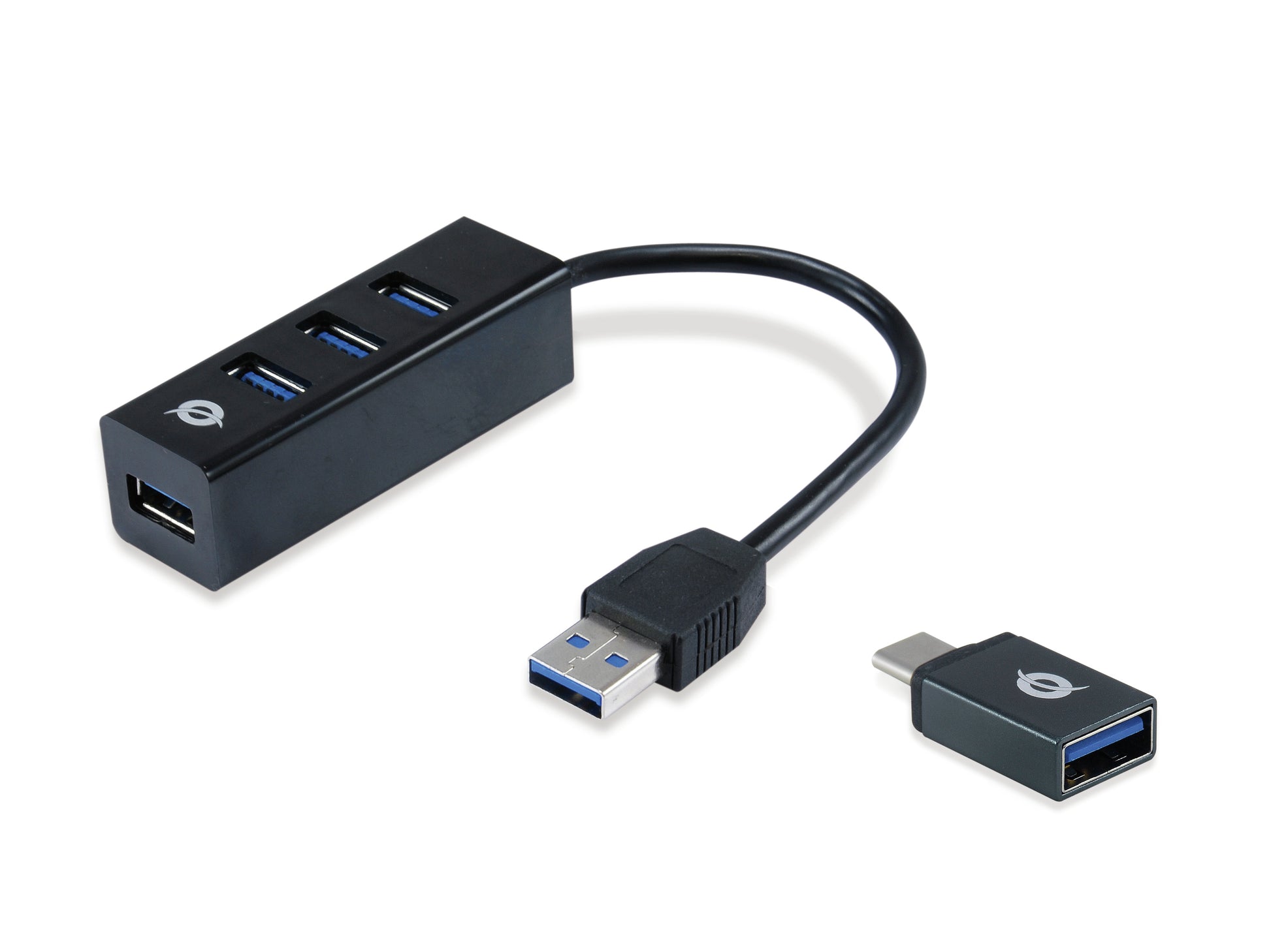 Conceptronic HUBBIES04B USB-Hub – USB-A, 4× USB-A