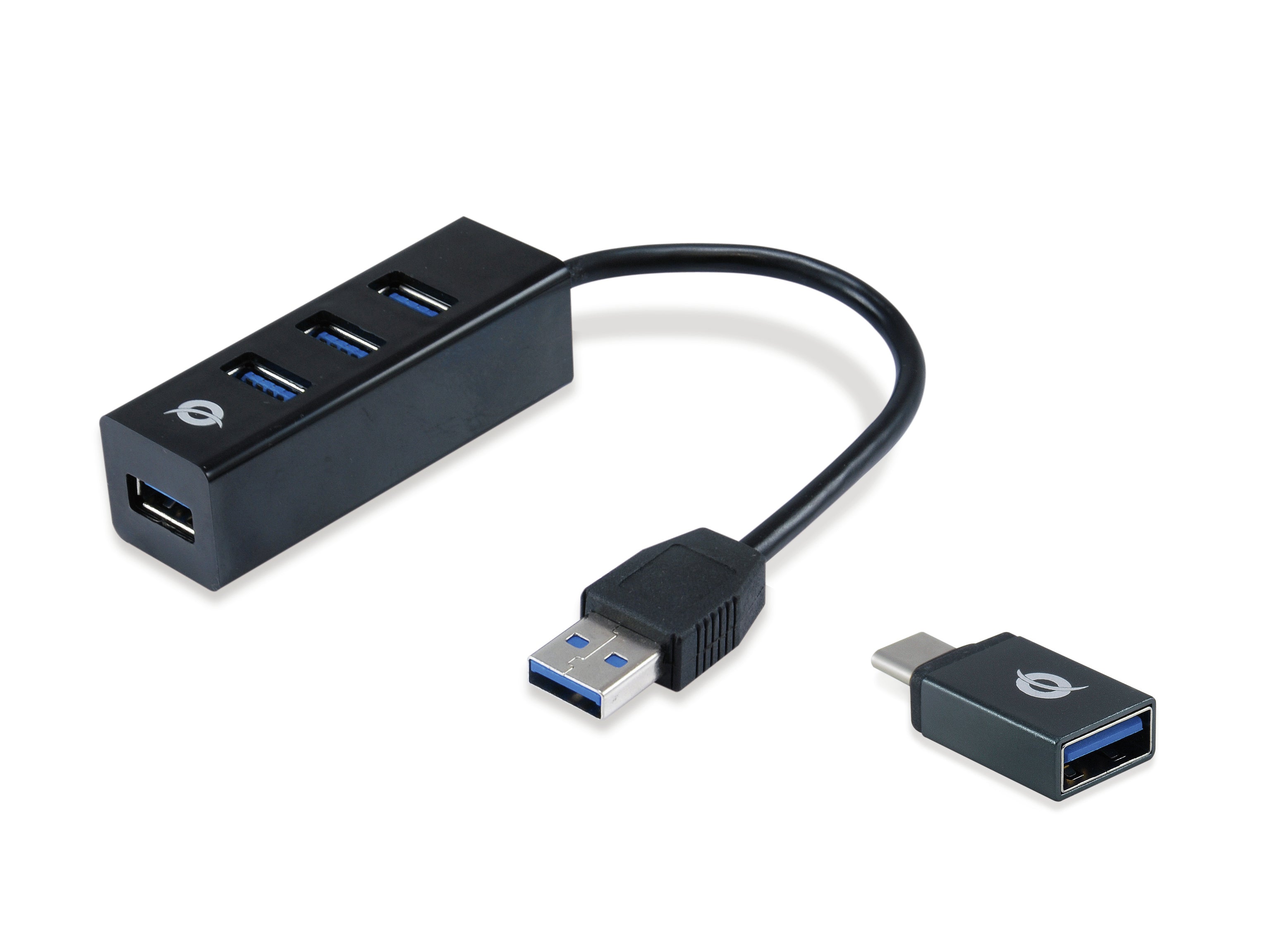 Conceptronic HUBBIES04B USB-Hub – USB-A, 4× USB-A