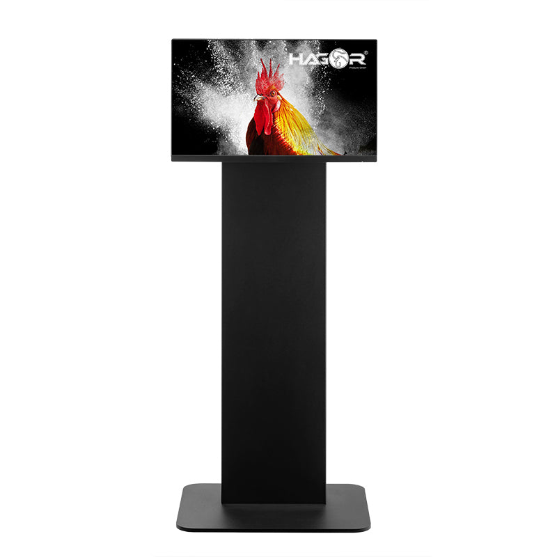 Hagor Bodenständer – Neigbar – 22–32" – VESA 75×75–200×200 – bis 12 kg, für Digital Signage-Monitore