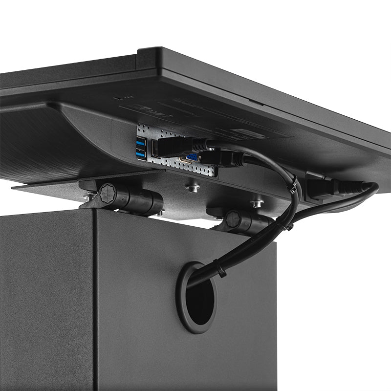 Hagor Bodenständer – Neigbar – 22–32" – VESA 75×75–200×200 – bis 12 kg, für Digital Signage-Monitore