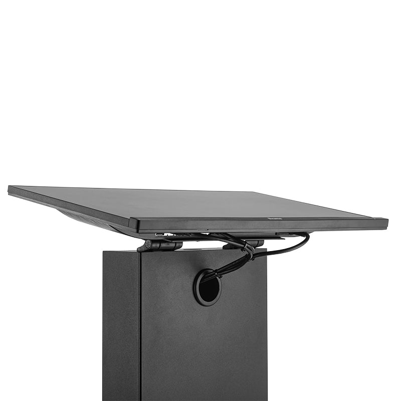 Hagor Bodenständer – Neigbar – 22–32" – VESA 75×75–200×200 – bis 12 kg, für Digital Signage-Monitore