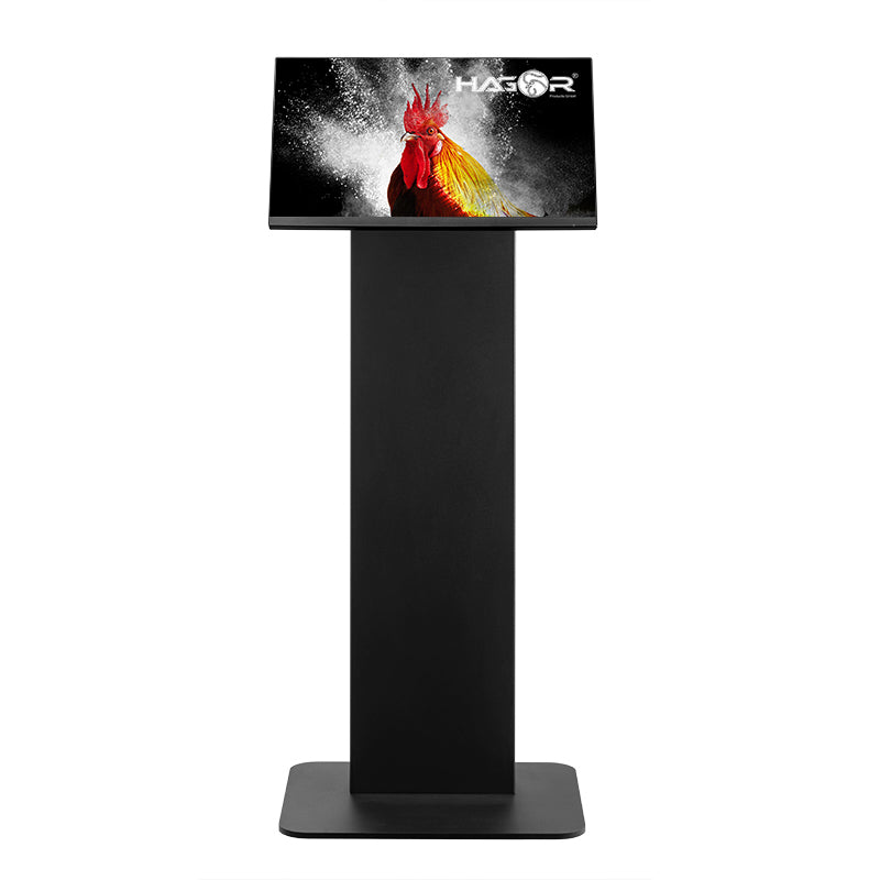 Hagor Bodenständer – Neigbar – 22–32" – VESA 75×75–200×200 – bis 12 kg, für Digital Signage-Monitore