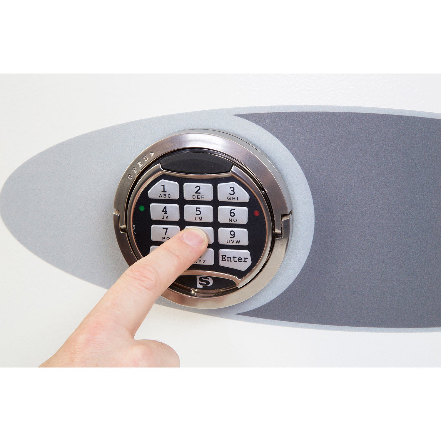 Phoenix Safe Co. Phoenix Tresor SS1181E – Elektronikschloss – 7 l – Bodenmontage – Einbruchschutzklasse S2 – Weiss