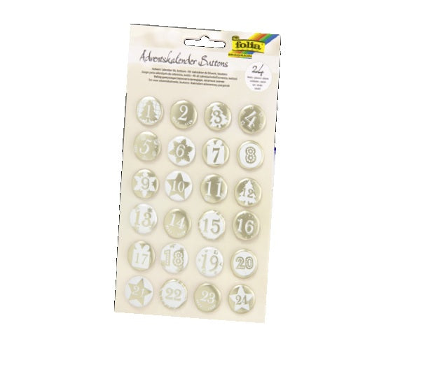 Folia Sticker – 24 Stück – mehrfarbig