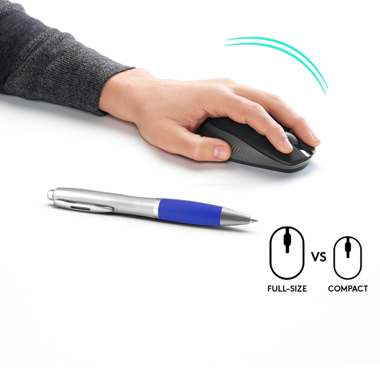 Logitech M190 Full-Size Maus – Kabellos, Anthrazit