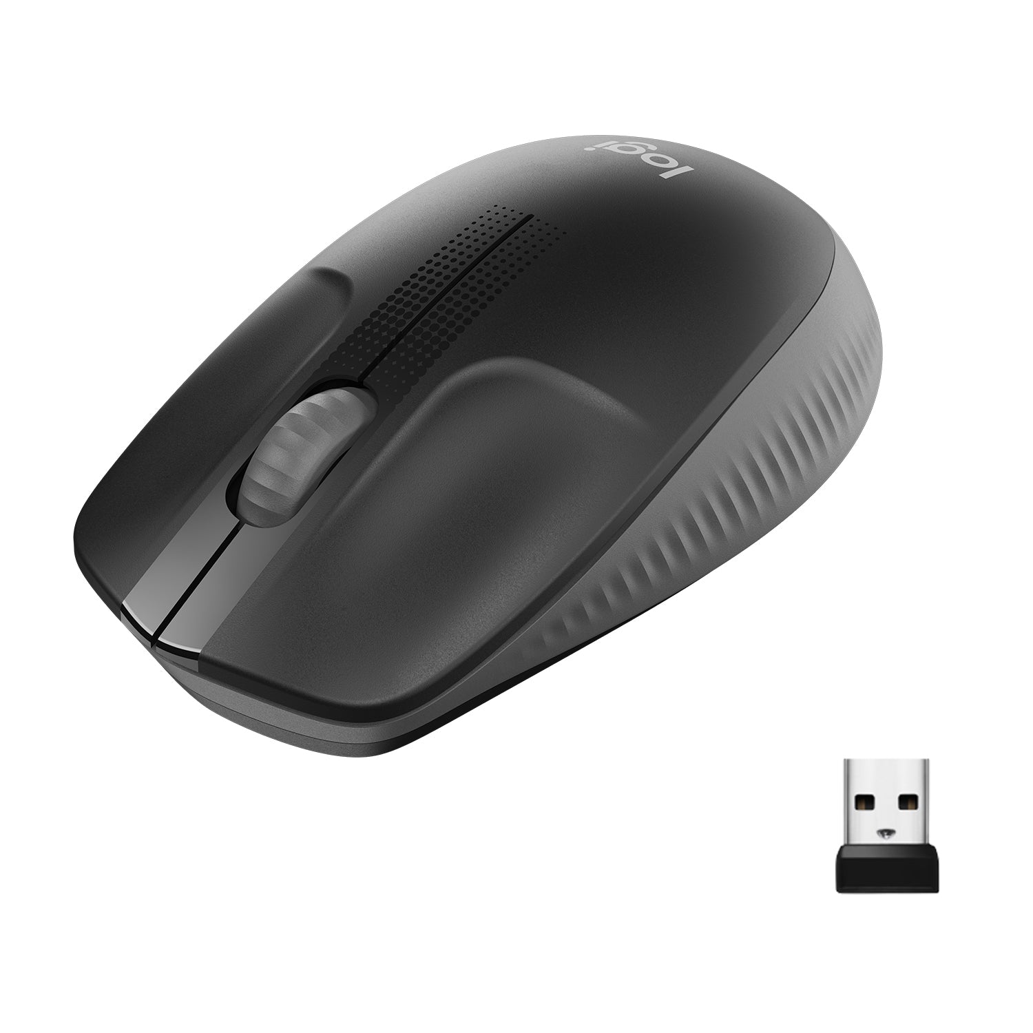 Logitech M190 Full-Size Maus – Kabellos, Anthrazit