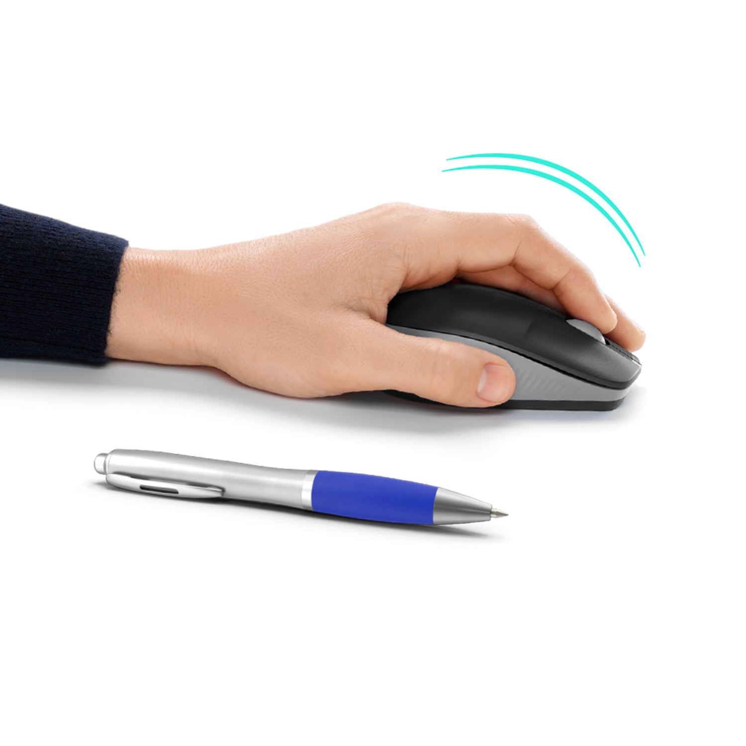 Logitech M190 Full-Size Maus – Kabellos, Grau