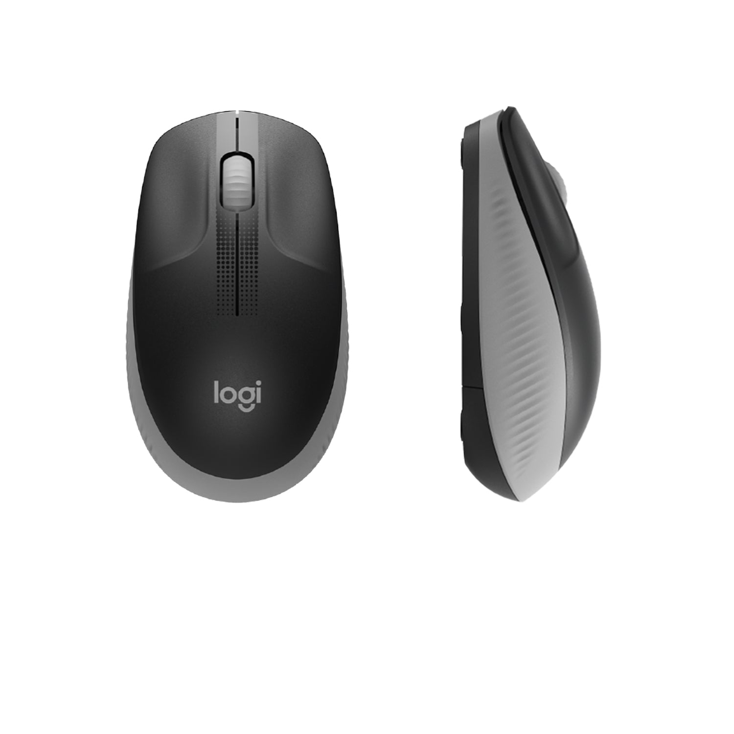 Logitech M190 Full-Size Maus – Kabellos, Grau