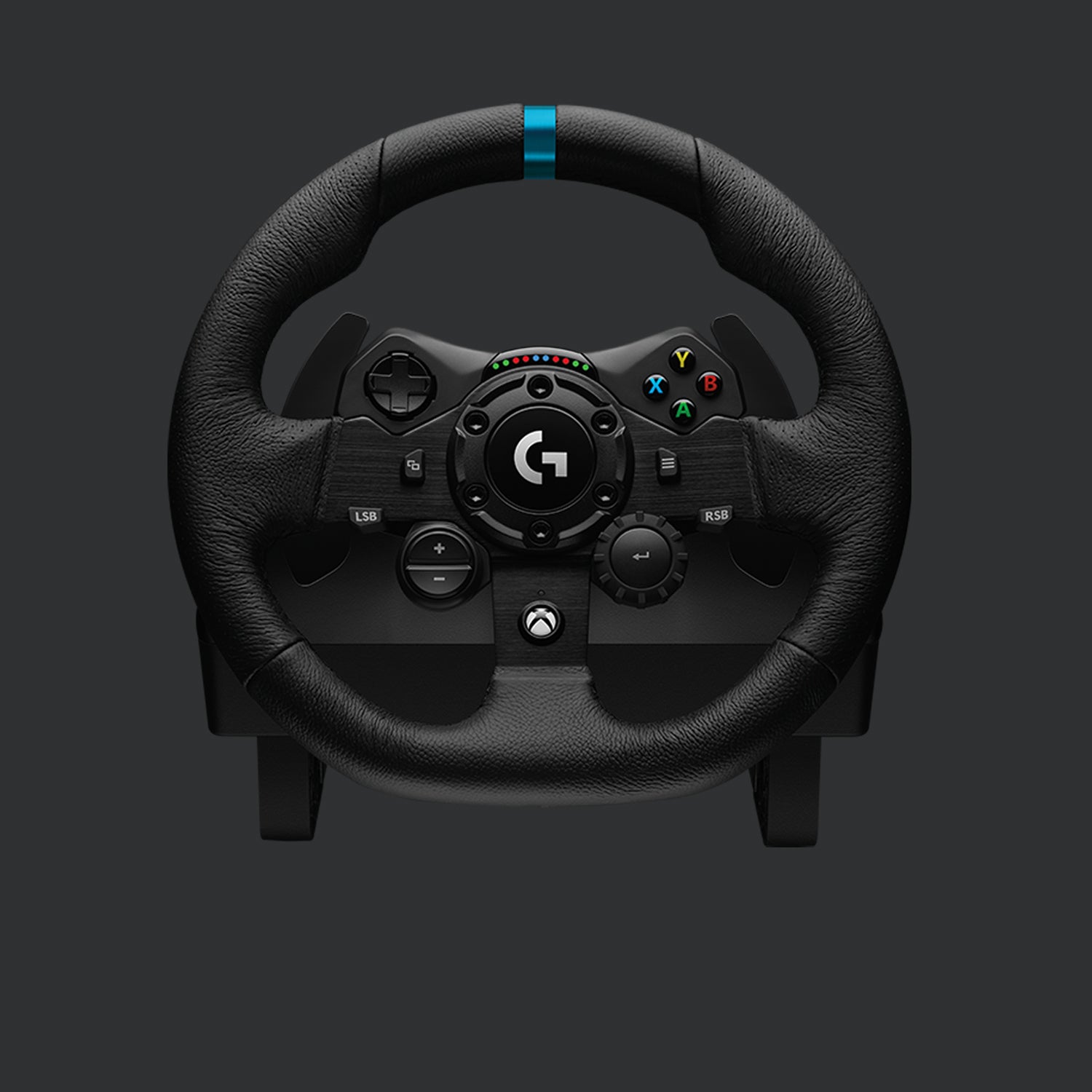 Logitech G G923 – Lenkrad + Pedale – Kabelgebunden (USB‑A), Kraft‑Rückmeldung, 900° Drehwinkel, Schwarz